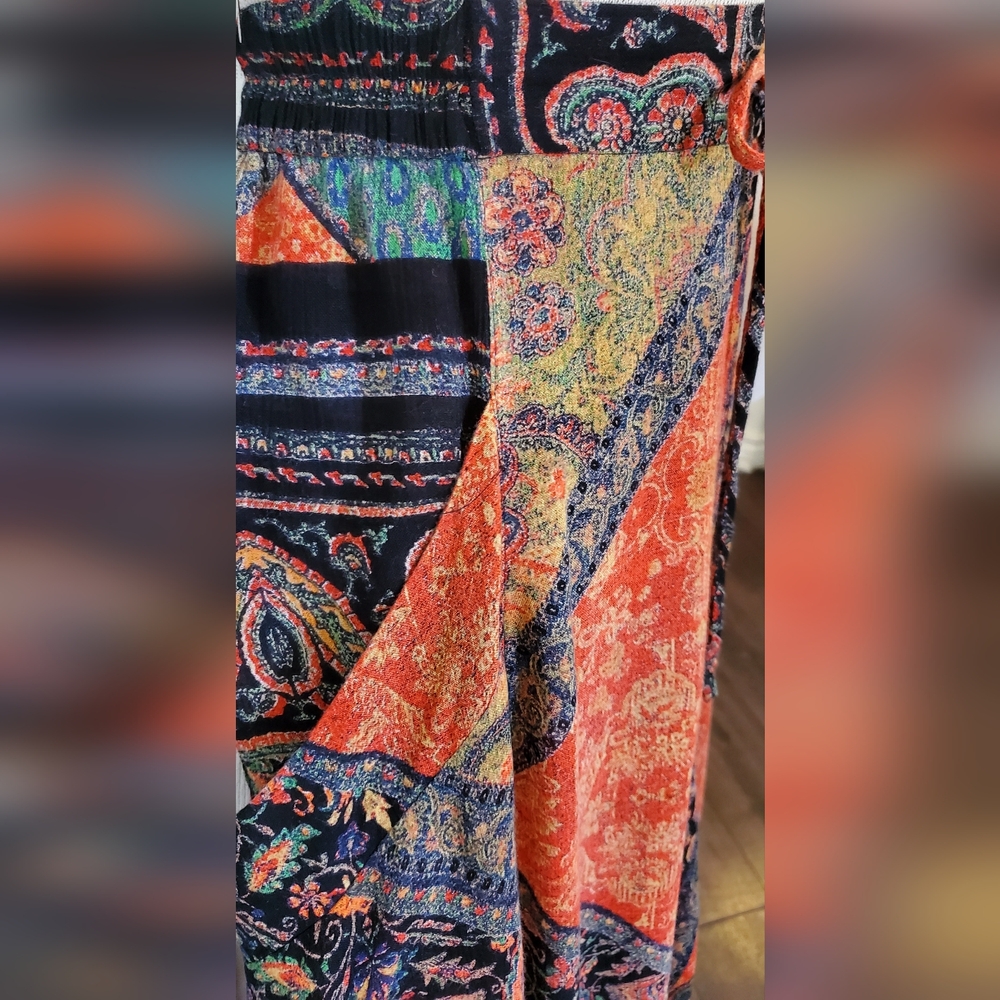 Free People "BEGONIA" BALLOON Boho Wide Leg Pants L Large - Picture 6 of 14